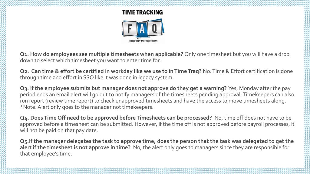 Q1. How do employees see multiple timesheets when applicable