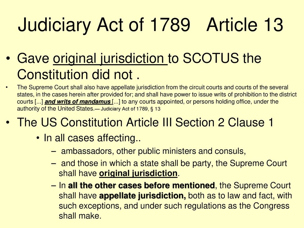 Marbury v. Madison ppt download