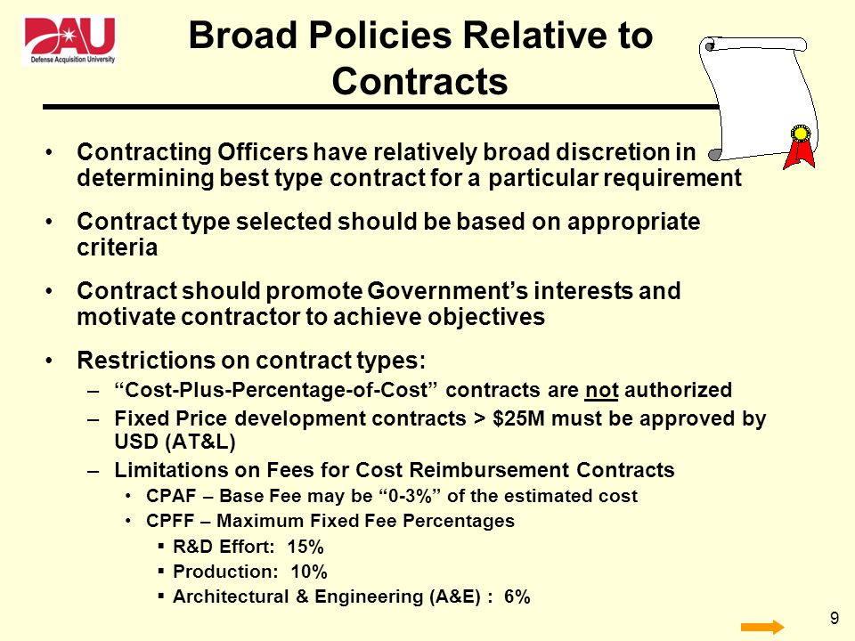 Contract Type Decision Guide - ppt download