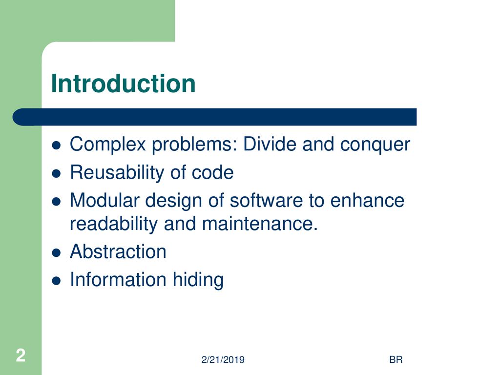 Modular Programming with Functions - ppt download
