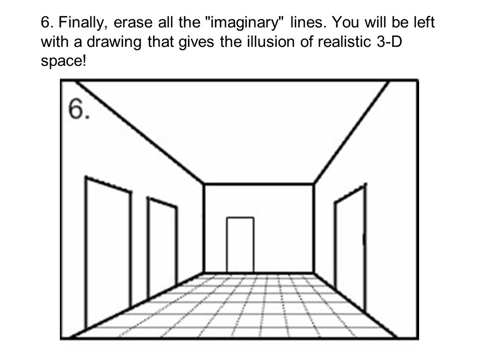 6. Finally, erase all the imaginary lines