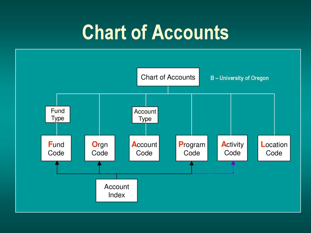 Chart of Accounts Fund Code Location Code Program Code Activity Code