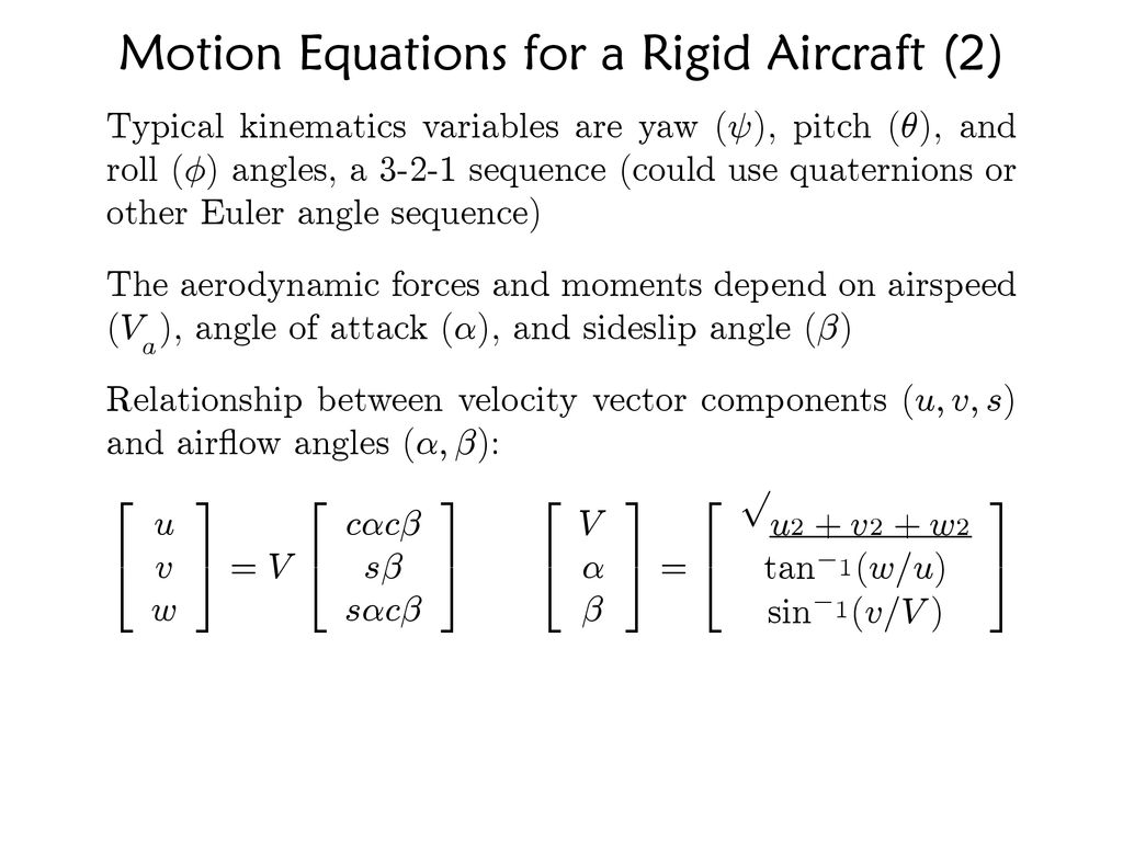 Aircraft Dynamics And Control Ppt Download
