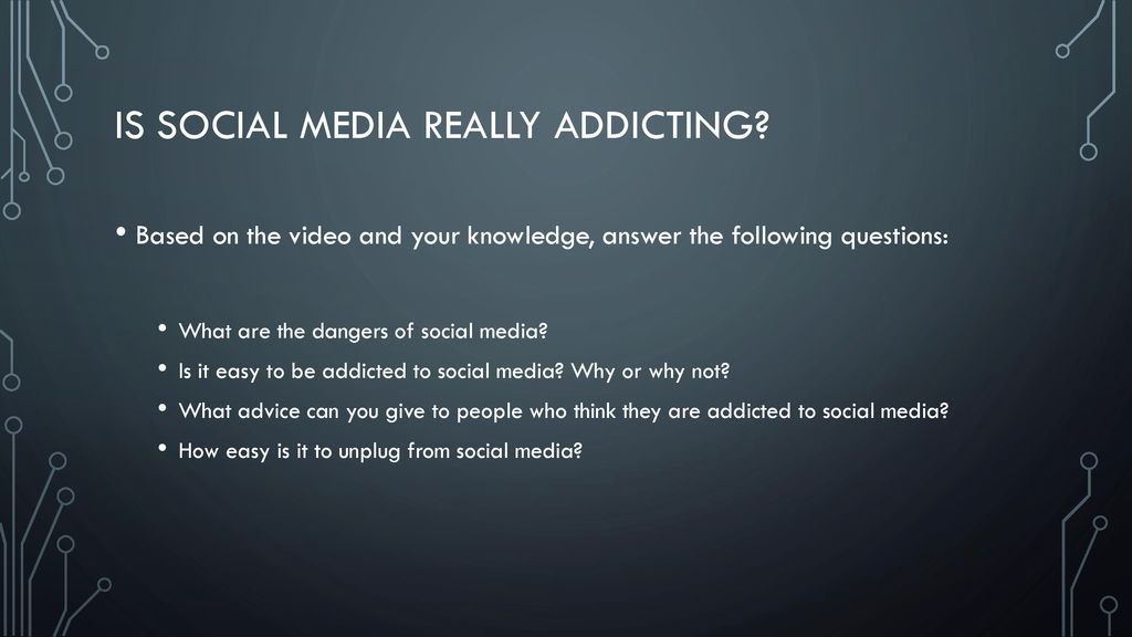 Is social media really addicting
