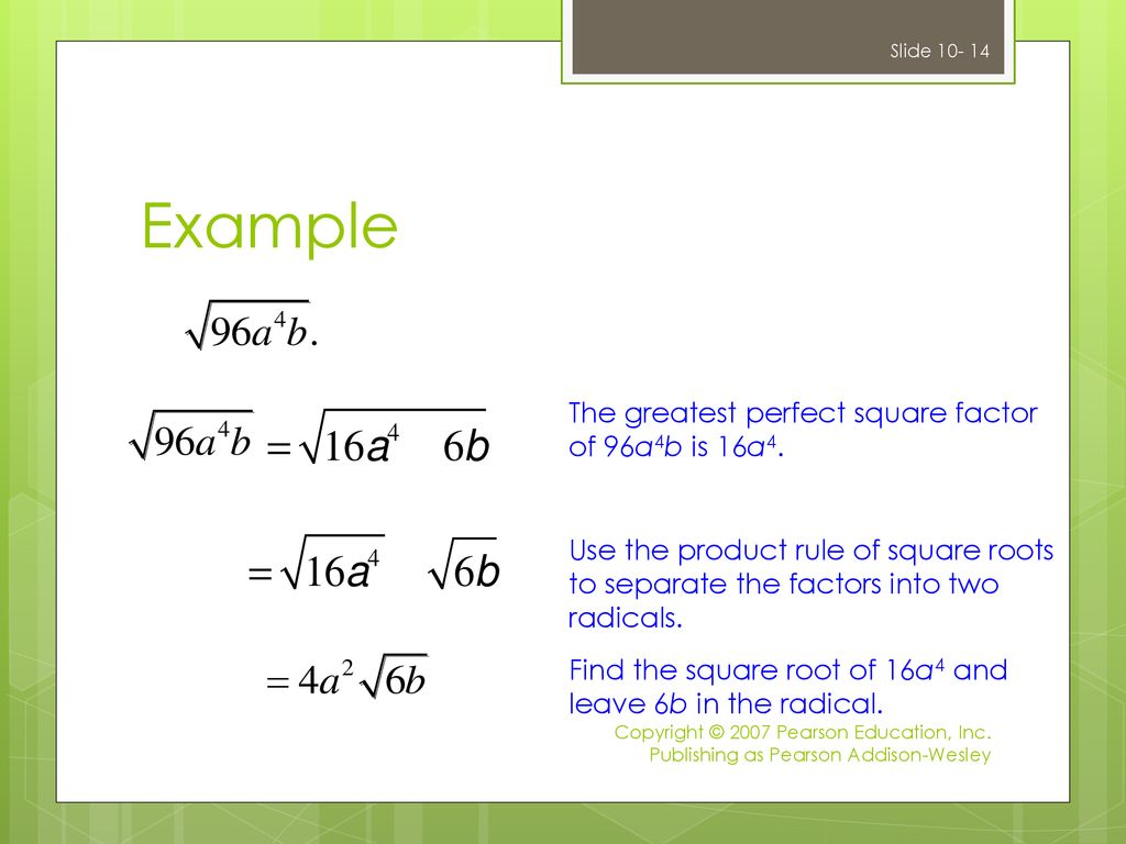List of some perfect squares ppt download