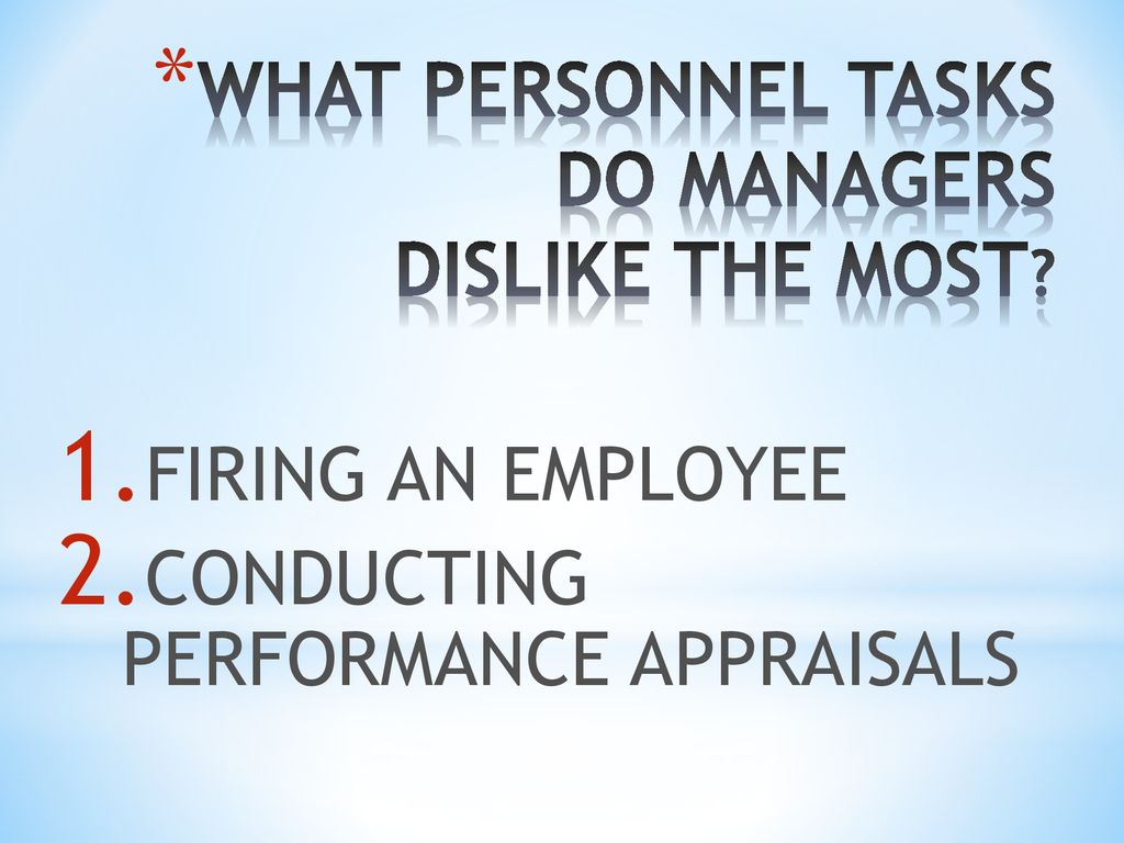 PERFORMANCE EVALUATIONS – WHY DO THEY GO WRONG? - ppt download