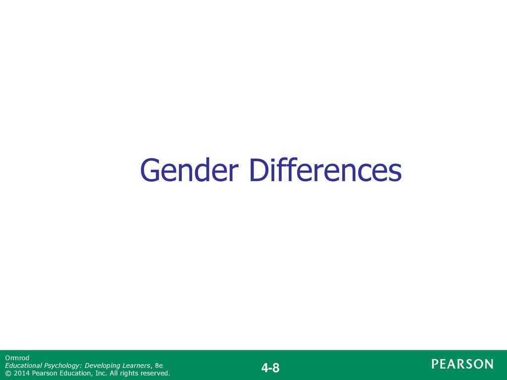 Gender Differences