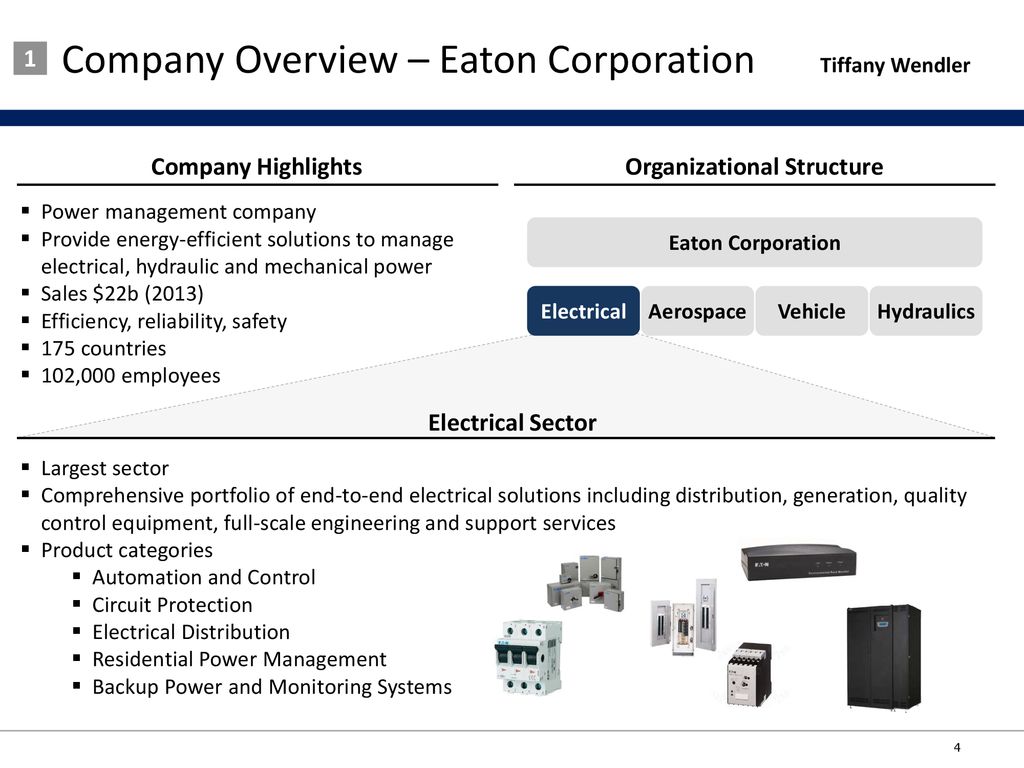 Eaton Corporation Organizational Chart