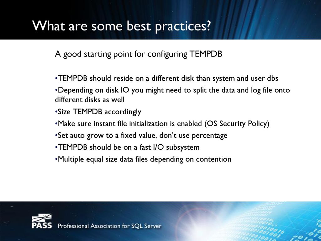 It's TEMPDB Why Should You Care? - ppt download