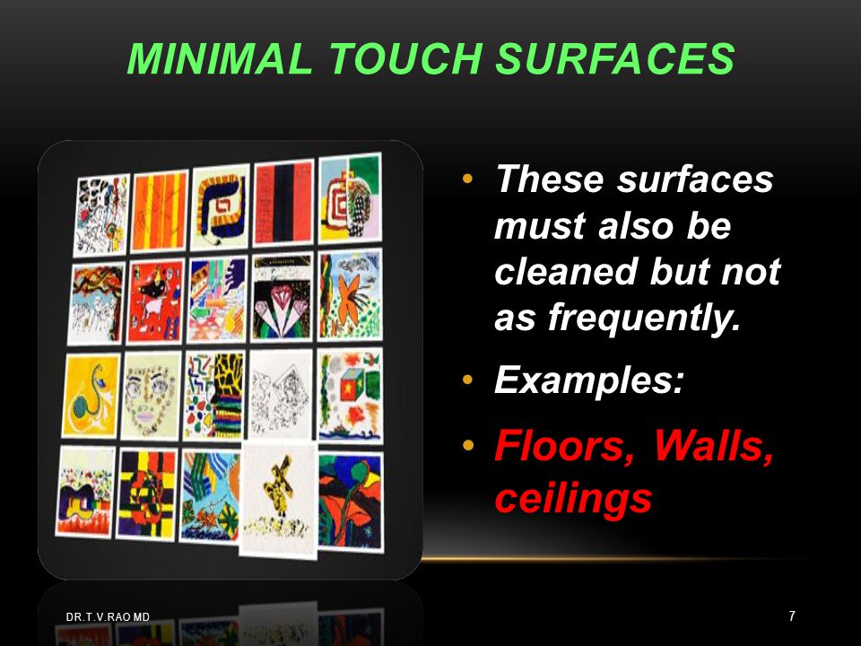 MINIMAL TOUCH Surfaces