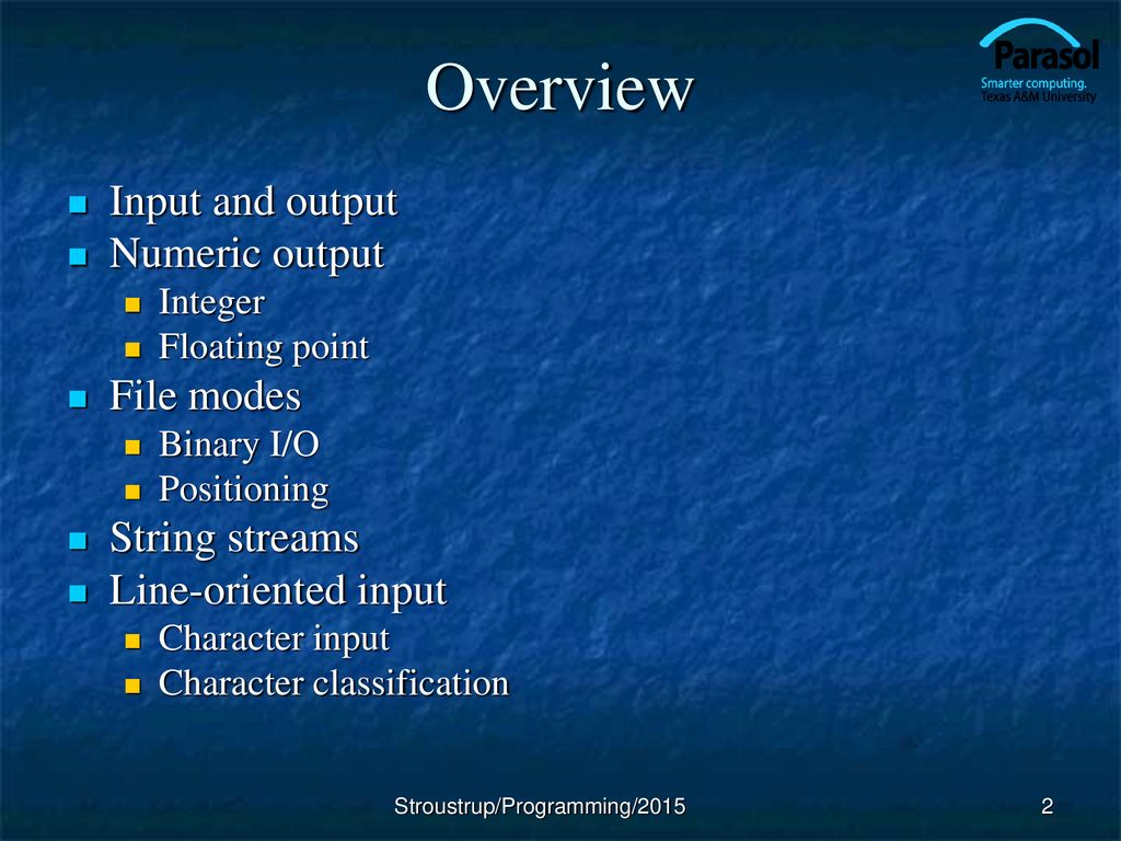 Chapter 11 Customizing I/O - ppt download