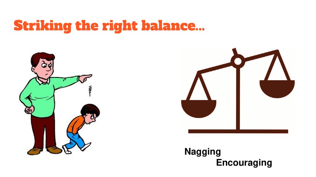 Striking the right balance...