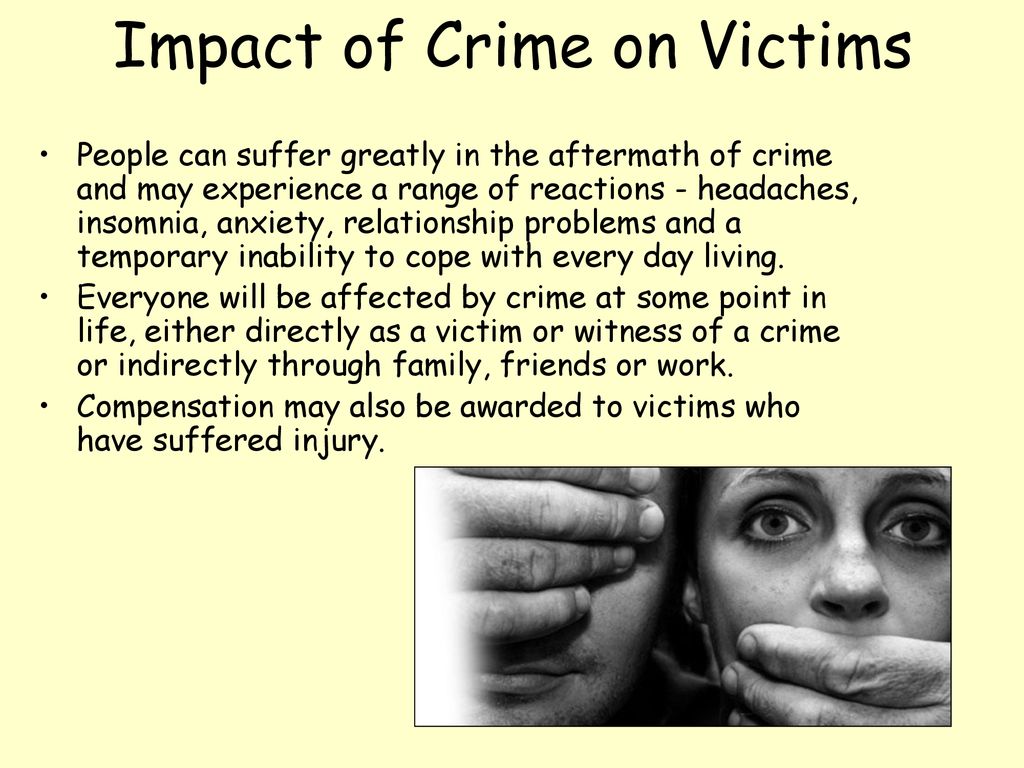 Crime and the Law Consequences of Crime - ppt download