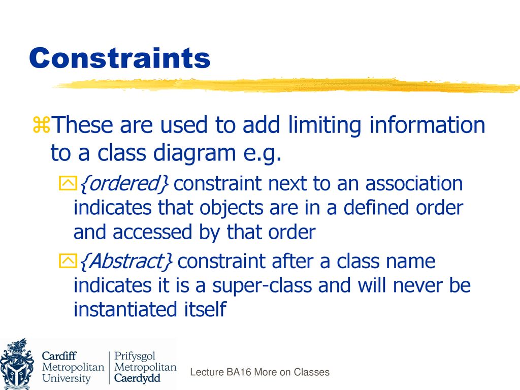 Business Analysis More on Classes Chris Russell O ppt download