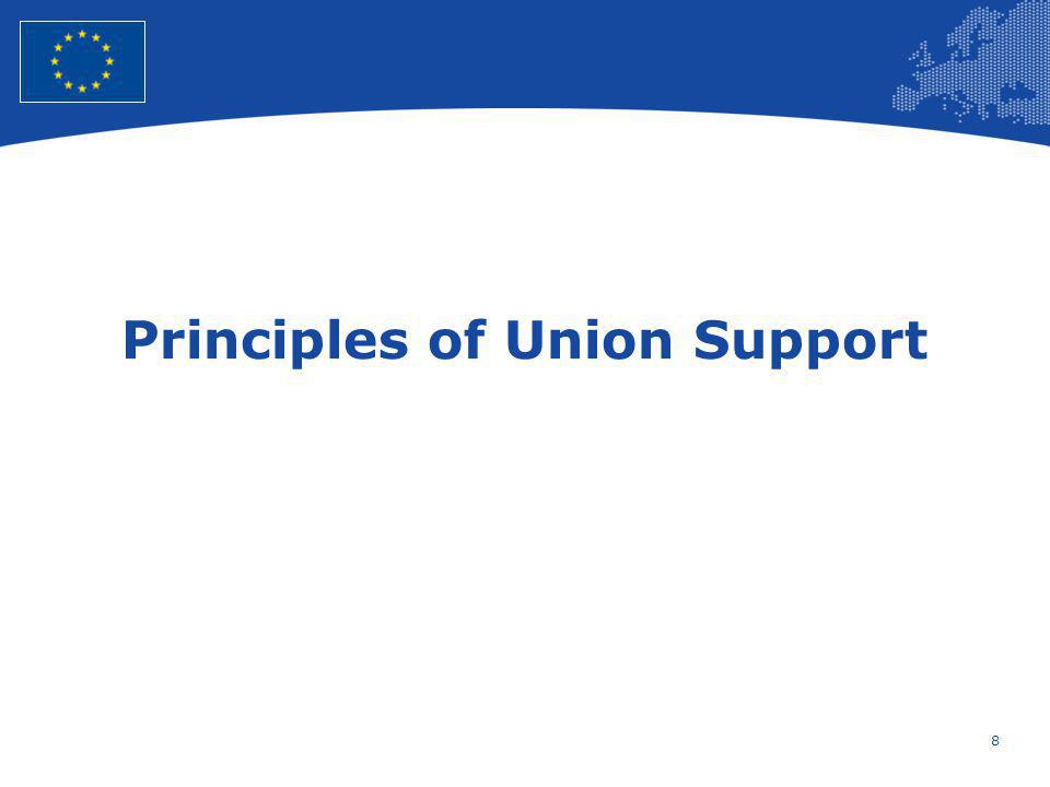 Principles of Union Support