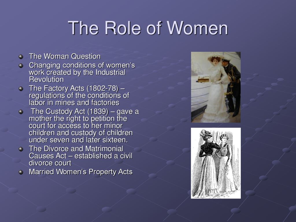 The Role of Women The Woman Question
