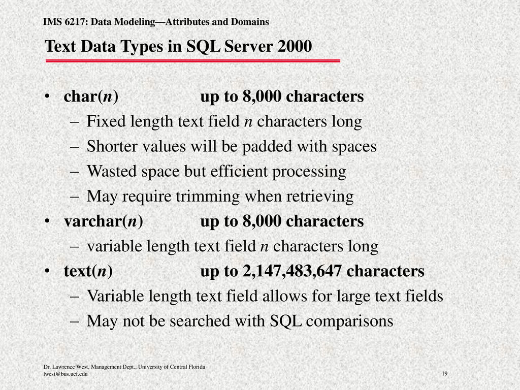 Attributes and Domains - ppt download