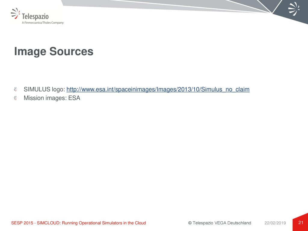Simcloud running operational simulators in the cloud ppt download