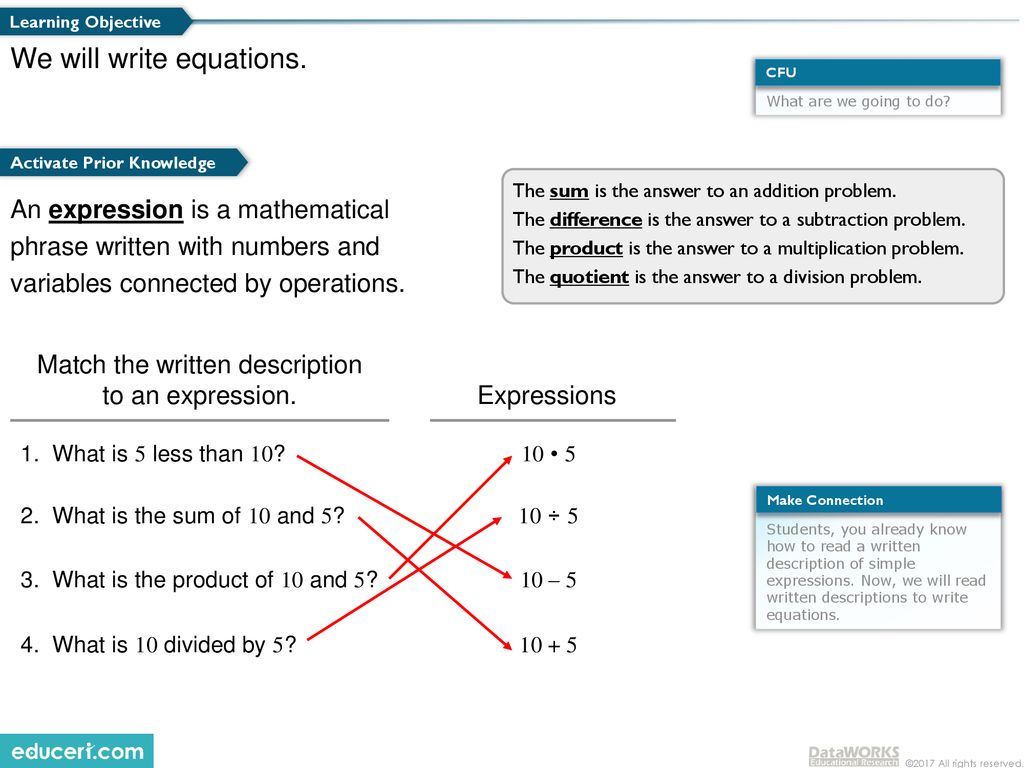 Match The Written Description To An Expression Ppt Download match-the-written-description-to-an-expression-ppt-download