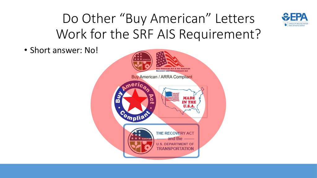 Working Session on American Iron and Steel (AIS) Requirements for the