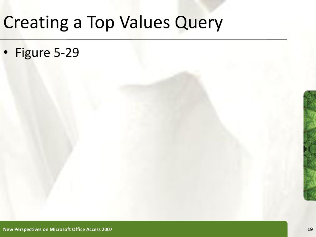 Access tutorial 5 creating advanced queries and enhancing table design