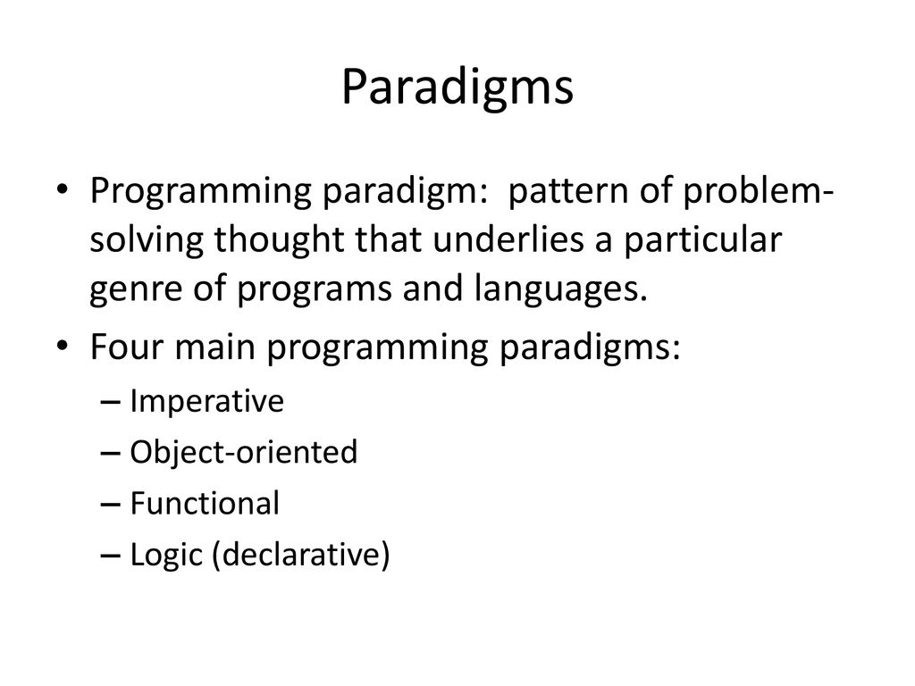 Programming Languages - ppt download