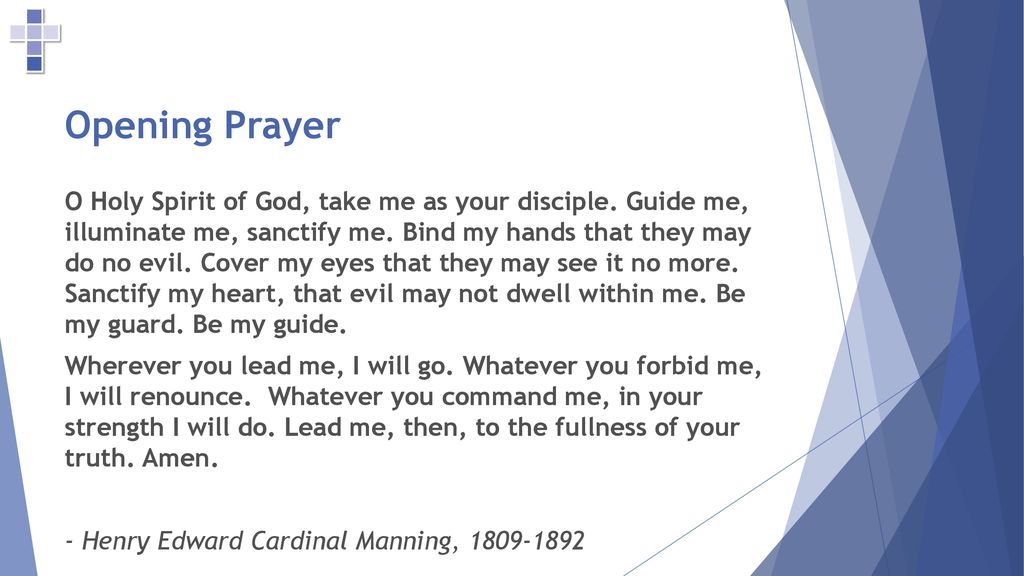 Opening Prayer