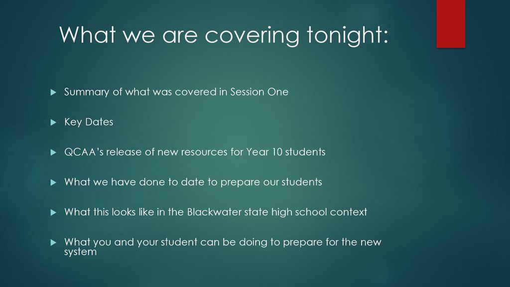 The New QCE for students completing Year 12 from ppt download
