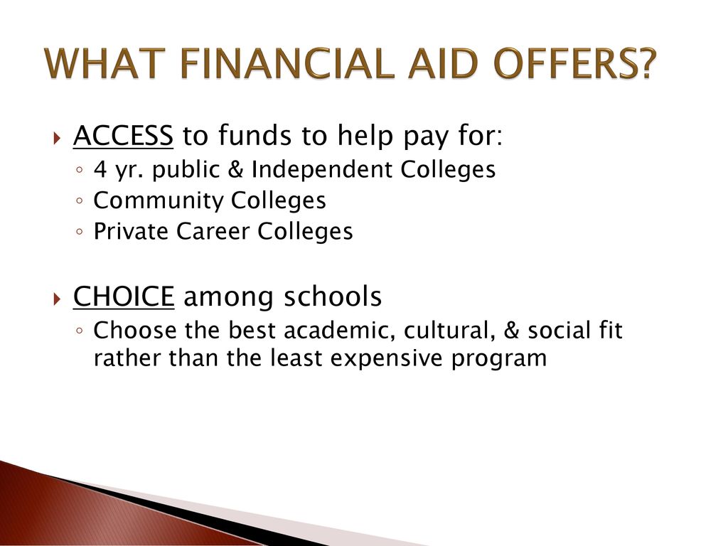 Financial Aid & SCHOLARSHIPS - ppt download