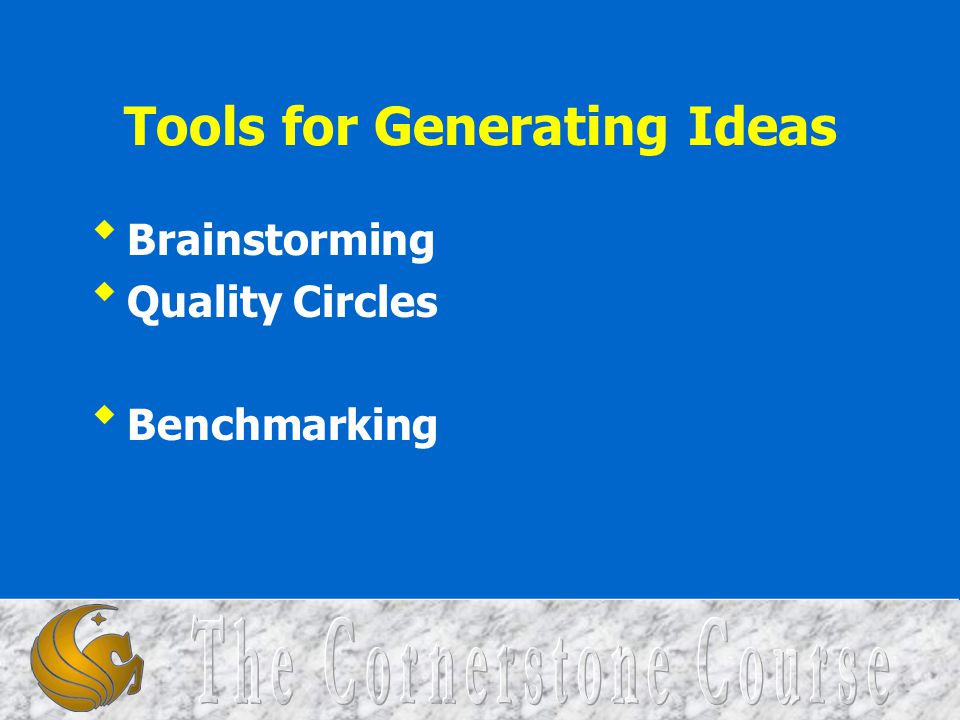 Tools for Generating Ideas