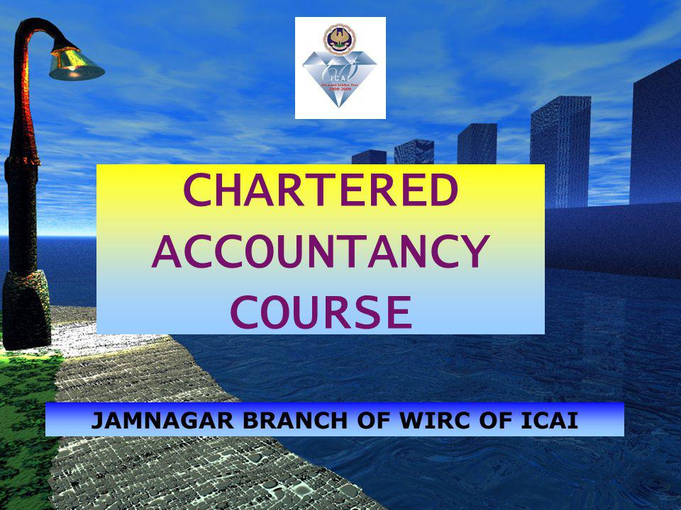 CHARTERED ACCOUNTANCY COURSE