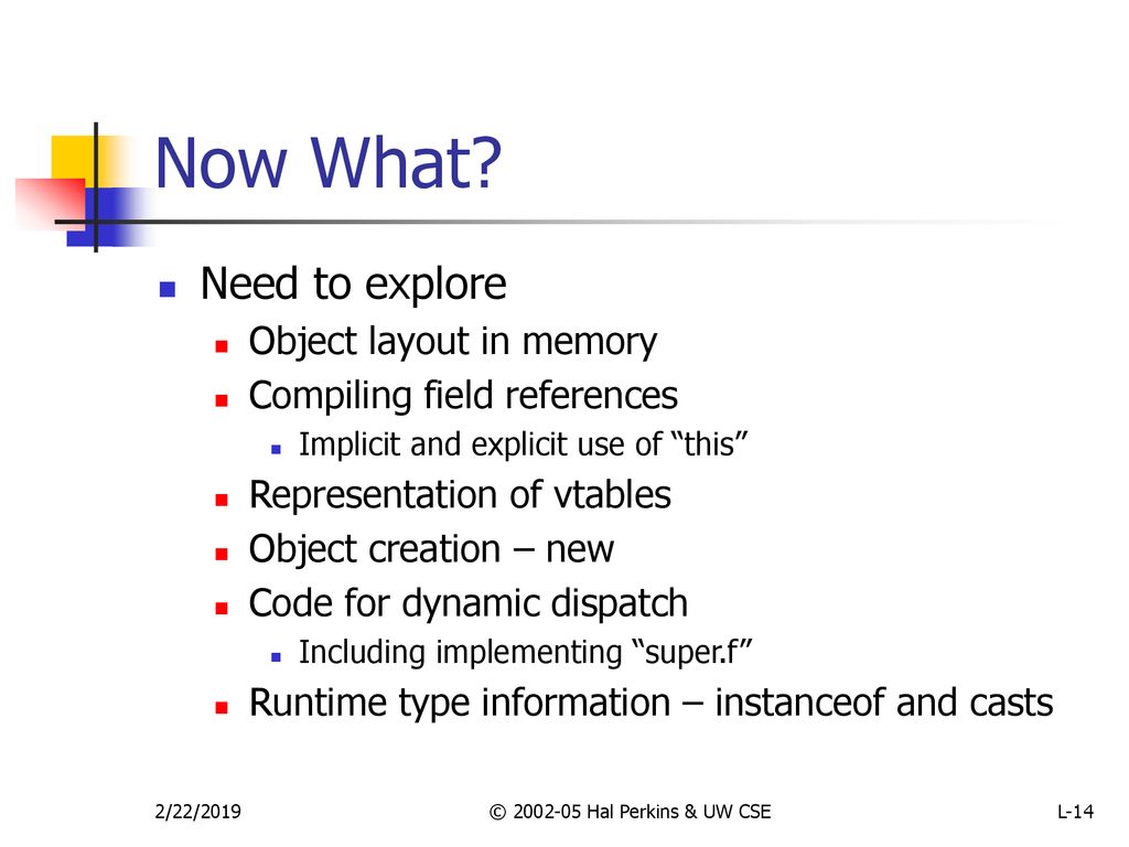 Code shape ii objects classes hal perkins autumn ppt download
