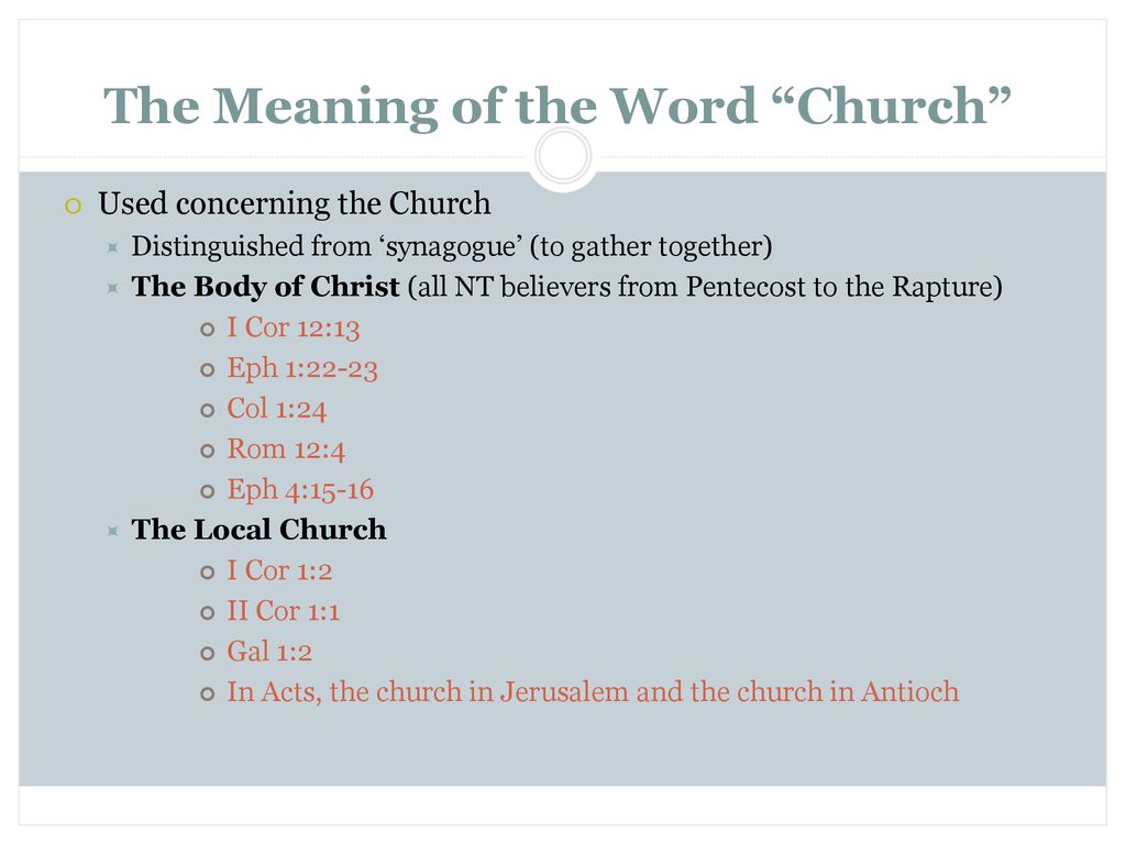 The Identity Of The Church Ppt Download