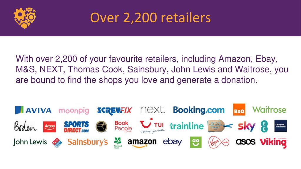 Over 2,200 retailers