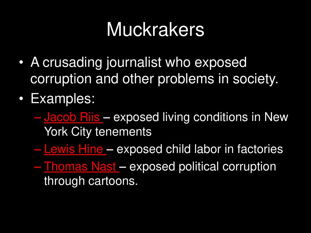 Yellow Journalism & Muckrakers ppt download