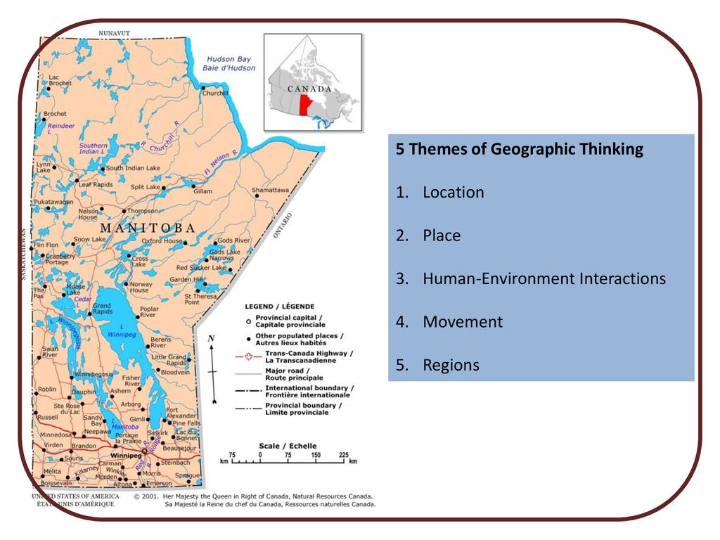 5 Themes of Geographic Thinking - ppt download