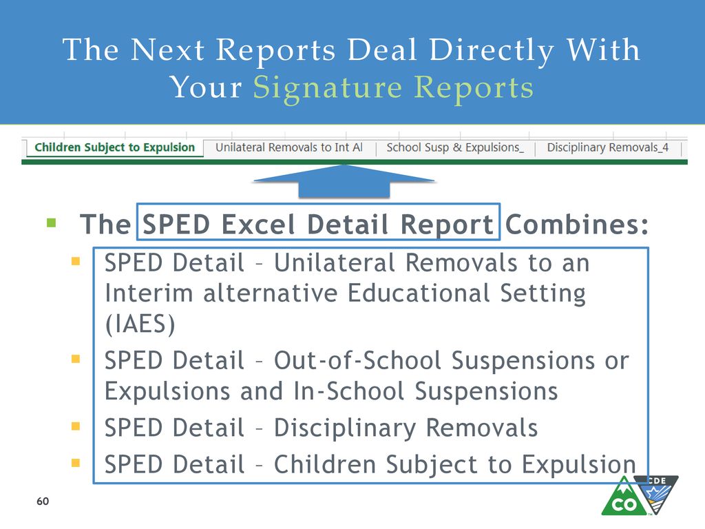 The Next Reports Deal Directly With Your Signature Reports