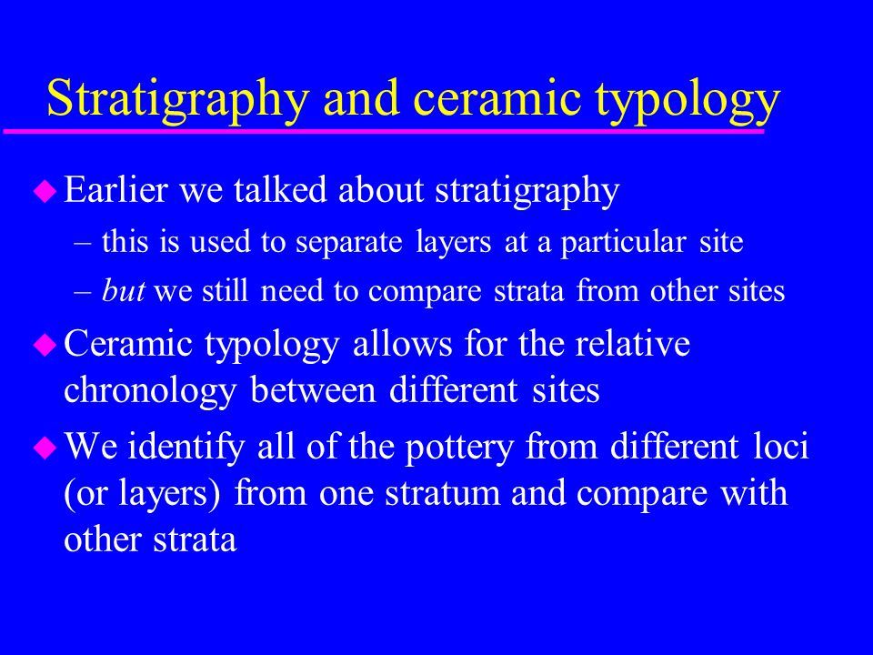 Typological Dating and Chronology - ppt video online download