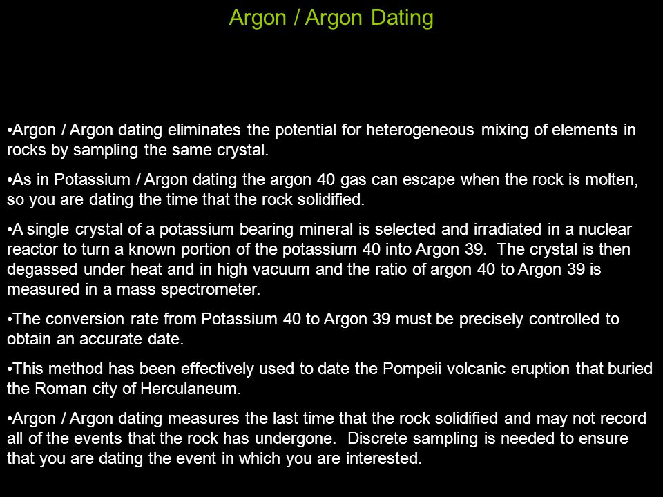 potassium argon dating accuracy nigerian born again christian dating