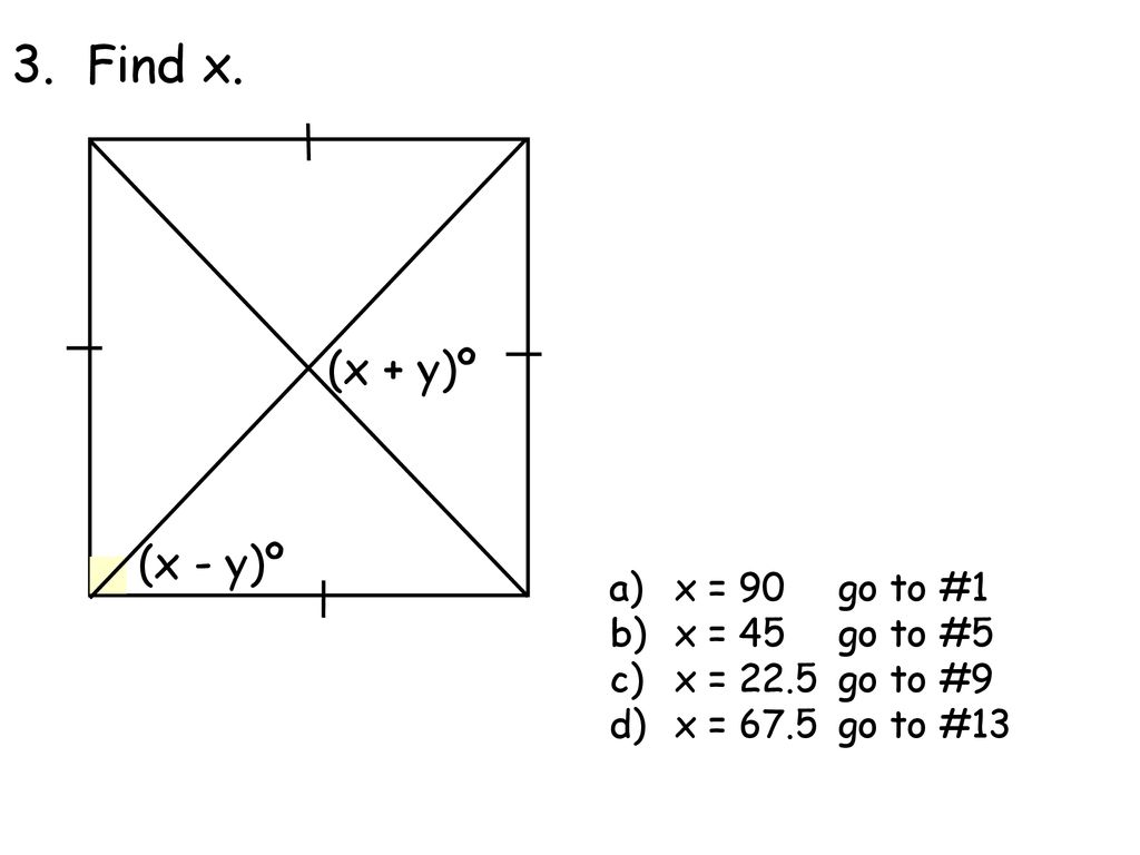 Find The M 1 1 7x 2x M 1 10o Go To 11 M 1 o Go To 4 Ppt Download