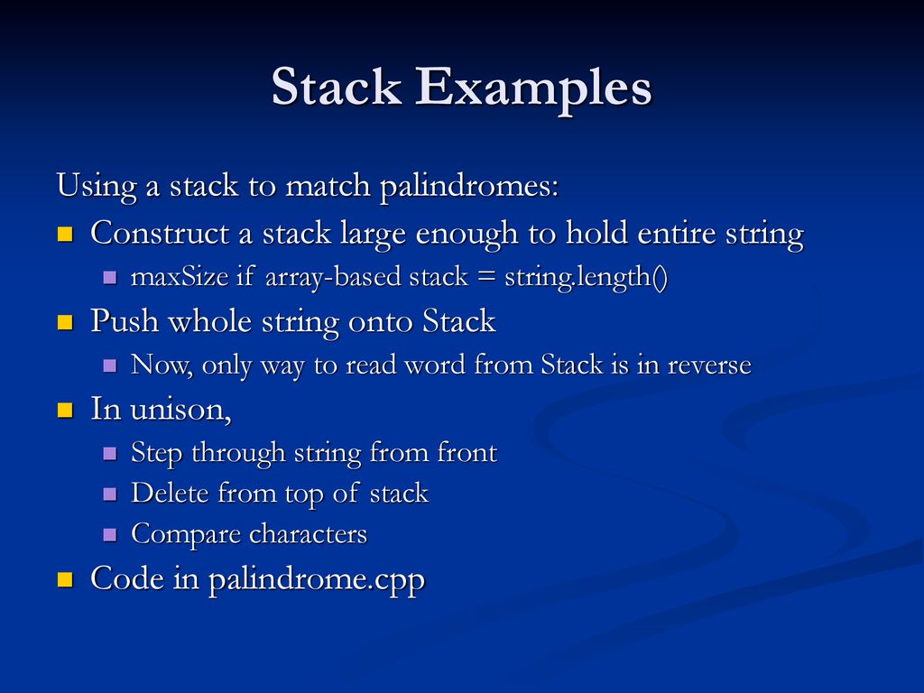 Stacks. - ppt download