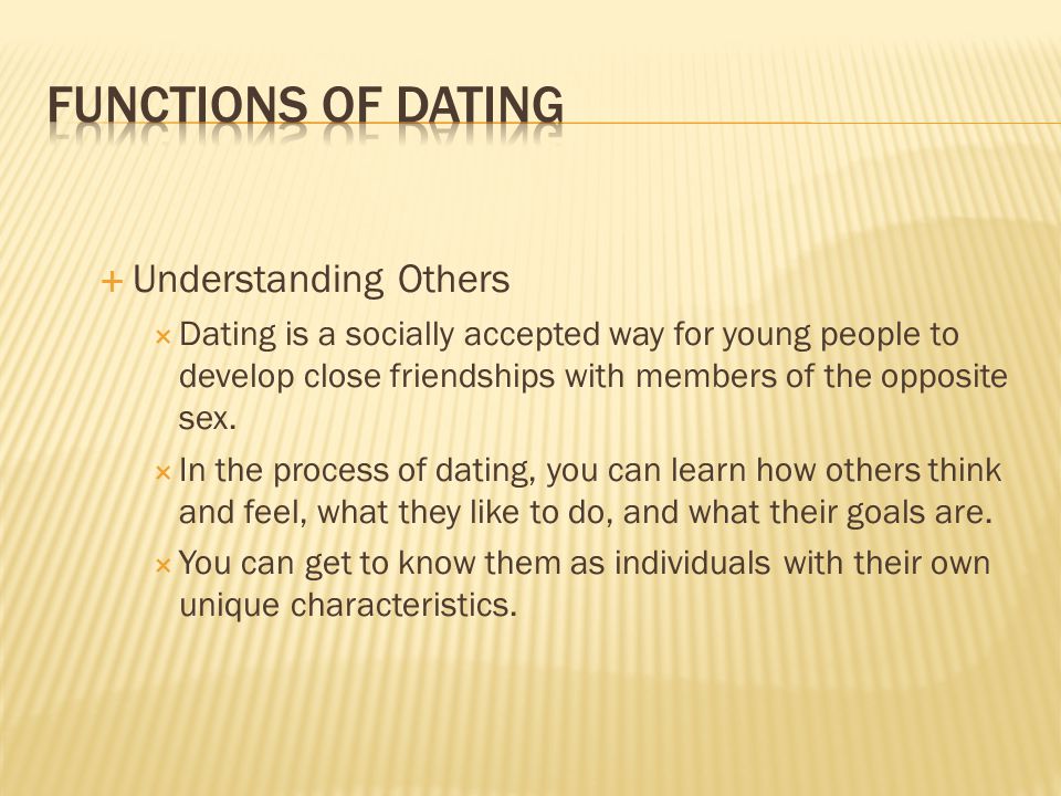 dating procedures