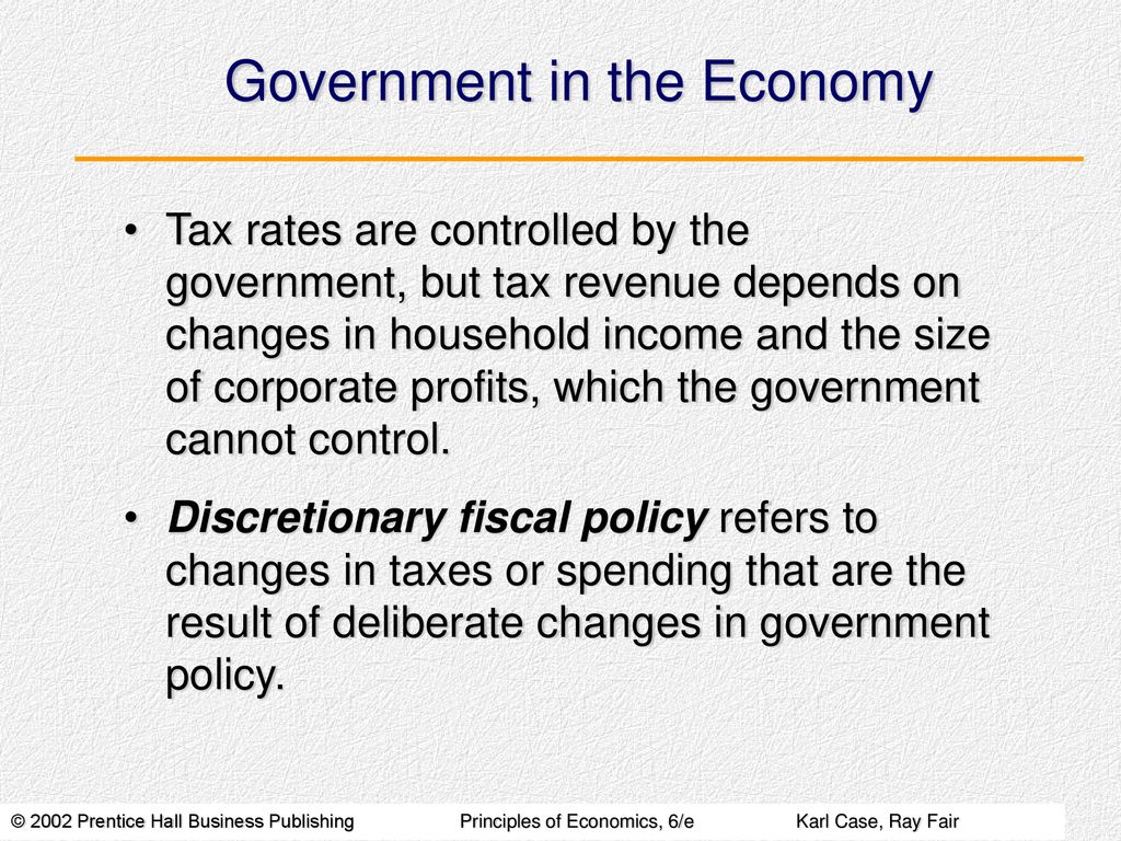 Government in the economy ppt download