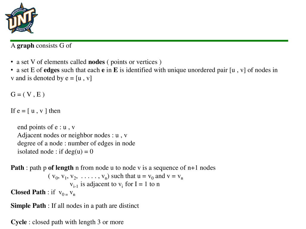 What Is A Graph A B C D E V A B C D E E A B A C A D Ppt Download