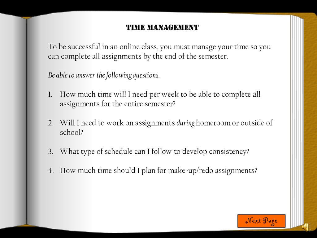 How To Succeed In Your Online Class Ppt Download