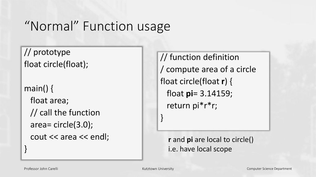 Function inputs and outputs ppt download