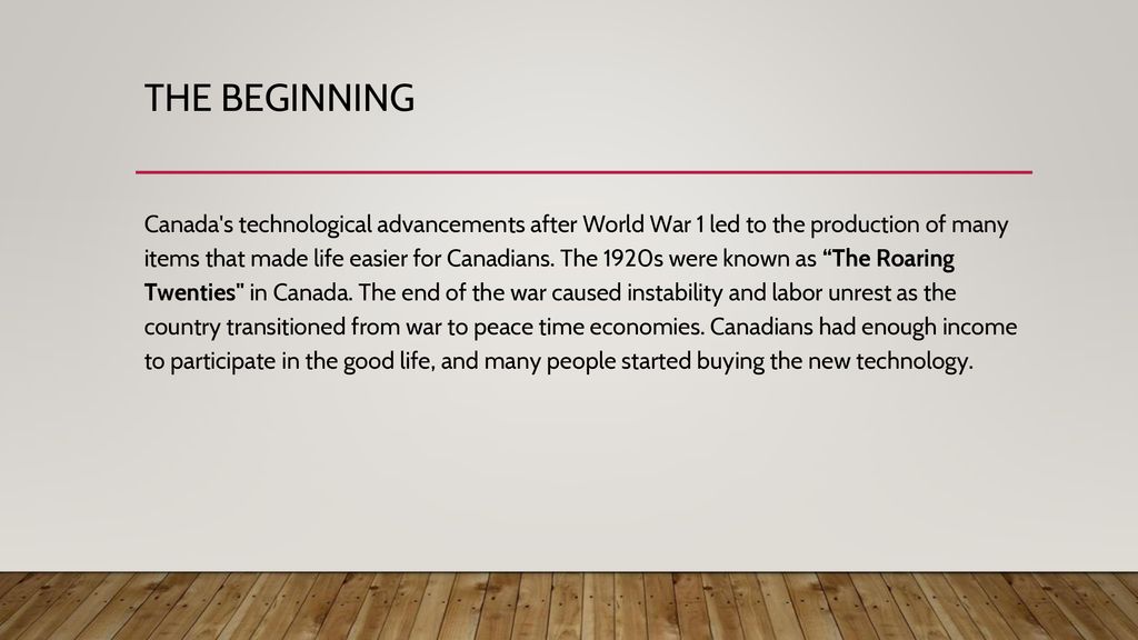 Technology in 1920 s by viviane and grace ppt download