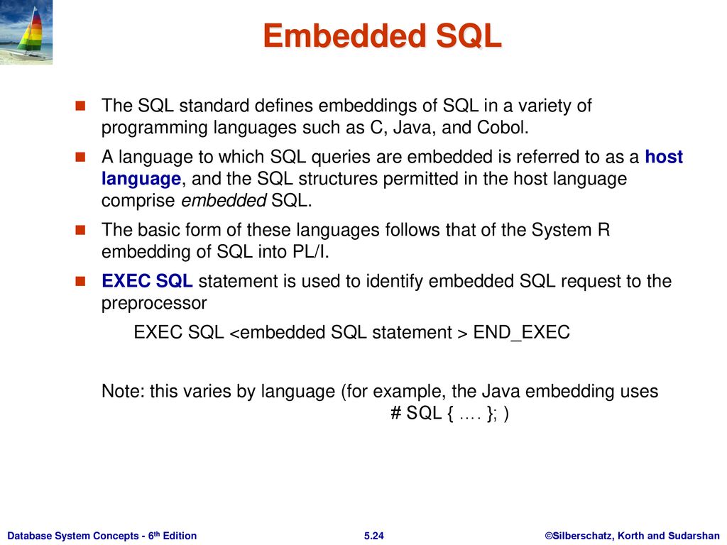 Chapter 5: Advanced SQL. - ppt download