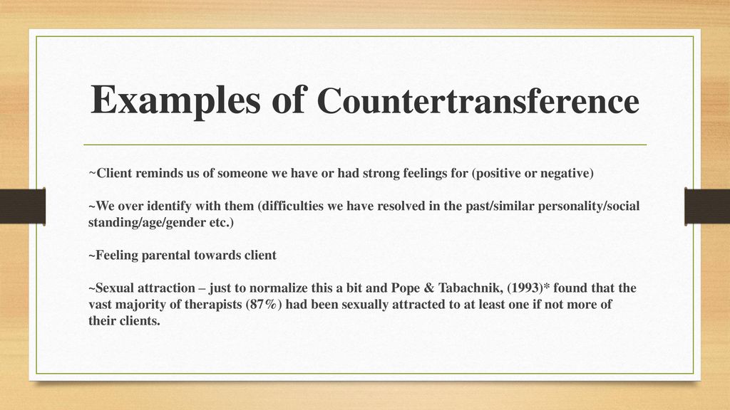 Countertransference and play therapy ppt download