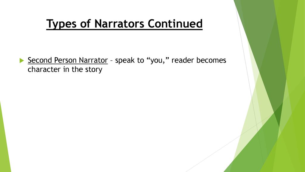 Narration and point of view ppt download